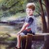"Boy with Cheek of Tan"
Oil, 16" x 20"
In Private Collection